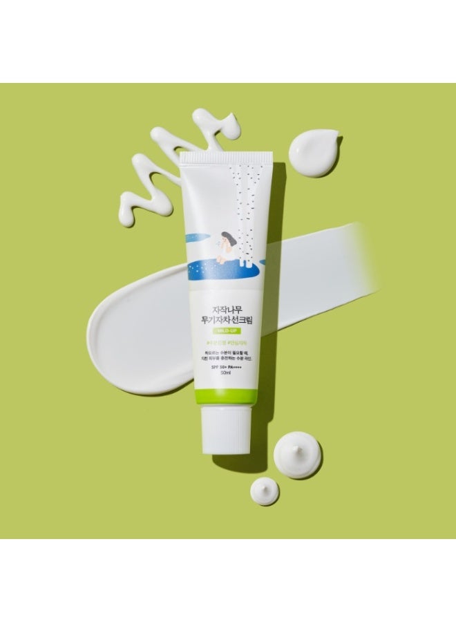 ROUND LAB Birch Juice Mild-Up Mineral Sunscreen | SPF50+ , PA++++ | Hydrating Mineral Sunscreen for Sensitive Skin - 50ml - Image 3